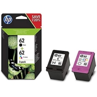 HP - HP 62 2-pack Black-Tri-color