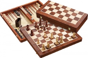 Cover - Schach-Backgammon-Dame-Set