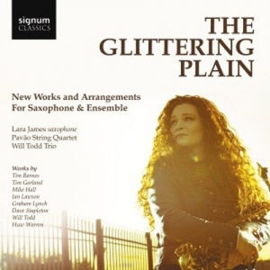 Cover - The Glittering Plain - New Works And Arrangements For Saxophone & Ensemble