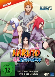 Cover - Naruto Shippuden - Die komplette Staffel 6 (4 Discs)