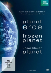 Cover - Planet Erde / Frozen Planet / Unser blauer Planet - Die Gesamtedition (12 Discs)