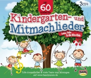 Cover - Die 60 schönsten Kindergarten- und Mitmachlieder