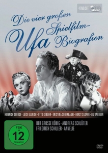 Cover - Die vier großen Ufa Spielfilm-Biografien (4 Discs)