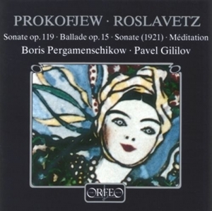 Cover - Sonate op.119/Ballade op.15/Sonate (1921)/Medit./+