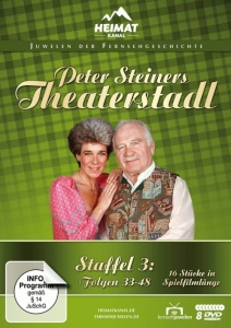 Cover - Peter Steiners Theaterstadl - Staffel 3: Folgen 33-48 (8 Discs)