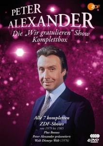 Cover - Peter Alexander: Die "Wir gratulieren" Show - Komplettbox (4 Discs)