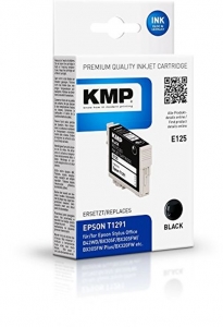 Cover - KMP Tintenpatrone kompatibel zu EPSON T1291 schwar