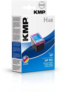 Cover - KMP Tintenpatrone für hp CC656AE  3-farbig (cyan