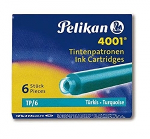 Cover - Pelikan Tintenpatronen 4001 TP/6/301705 türkis Inh