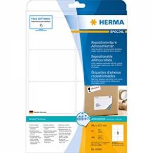 Cover - HERMA SPECIAL Etikett/10018 99 1x67 7mm weiß Inh.