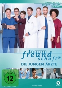 Cover - In aller Freundschaft - Die jungen Ärzte, Staffel 4, Folgen 127-144 (6 Discs)