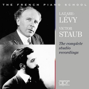 Cover - Victor Staub & Lazare-Lévy-The Complete Studio Rec