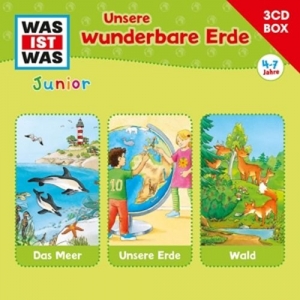 Cover - Was Ist Was Junior-3-CD Hörspielbox Vol.2 Erde