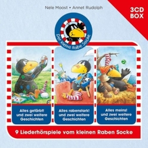 Cover - Der Kleine Rabe Socke-3-CD Hörspielbox Vol.2