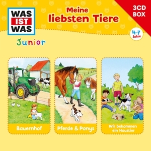 Cover - Was Ist Was Junior-3-CD Hörspielbox Vol.3 Tiere