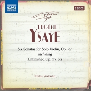 Cover - Sechs Sonaten für Violine solo,op.27