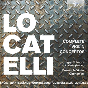 Cover - Locatelli:Complete Violin Concertos (QU)