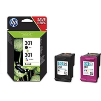 HP - HP 301 2-pack Black/Tricolor