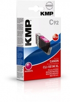 KMP - KMP Tintenpatrone für Canon CLI551M XL  magenta/15