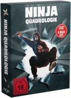 Kosugi,Sho/Booth,James/Burton,Norman - Ninja Quadrologie 1-4 Deluxe-Digipak (4 DVDs)