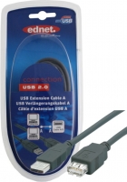 EDNET - USB 2.0 VERLÄNGERUNG A M/F 1 5M