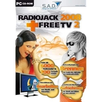 PC CD-ROM - RADIOJACK 2008 + FREETV 2