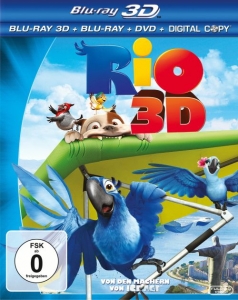 Cover - Rio (Blu-ray 3D, Blu-ray 2D, + DVD, inkl. Digital Copy)