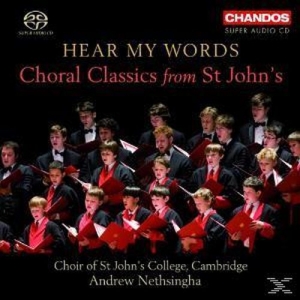 Cover - Hear My Words: Choral Classics from St John's