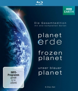 Cover - Planet Erde / Frozen Planet / Unser blauer Planet - Die Gesamtedition (8 Discs)