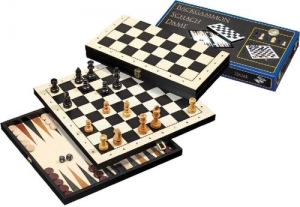 Cover - Reise-Schach-Backgammon-Dame-Set