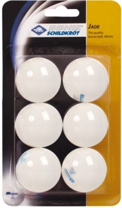 Cover - Tischtennis 6er Jade Ball  weiß 40mm