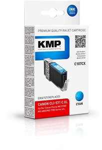 Cover - KMP Tintenpatrone für Canon CLI-571C XL/1569 0003