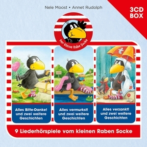Cover - Der Kleine Rabe Socke-3-CD Hörspielbox Vol.3