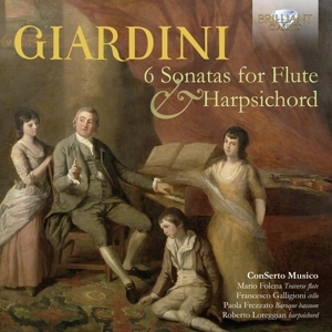Cover - Giardini:6 Sonatas For Flute & Harpsichord