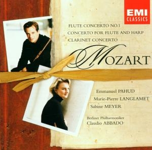 Cover - Mozart - Flute Concerto No. 1/Concerto For Flute And Harp/Clarinet Concerto