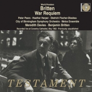 Britten/CBSO/Fischer-Dieskau/Pears/Harper/+ - War Requiem (Aufnahme der Uraufführung 1962)