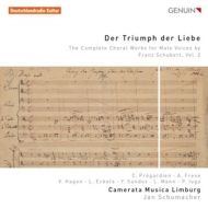 Pregardien/Frese/Schumacher/Camerata Musica Limb. - Der Triumph der Liebe-Werke für Männerchor Vol.2