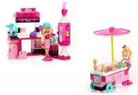 571234 - Mega Bloks Barbie Kiosk mit Zubehör