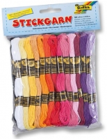  - Stickgarn 52 Docken à 8m in 26 Farben