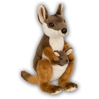  - WWF Känguru mit Baby 19cm