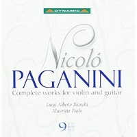 Luigi Alberto Bianchi/Maurizio Pr - Paganini for Violin & Guitar (9CD)