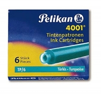 Pelikan - Pelikan Tintenpatronen 4001 TP/6/301705 türkis Inh