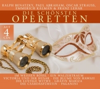 K LM N-Benatzky-Abraham-Strauss-Leh R - Die Sch÷nsten Operetten auf 4 CDs