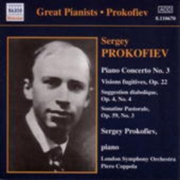 Sergey Prokofiev/Piero Coppola/London Symphony Orchestra - Piano Concerto No. 3/Visions Fugitives Op. 22/Suggestion Diabolique ...