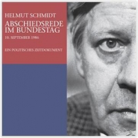 Schmidt,Helmut - Abschiedsrede Im Bundestag
